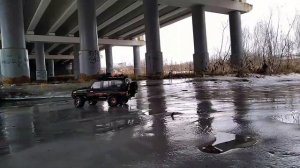 Лэнд Крузер 76 на бездорожье.снег,грязь,лёд!