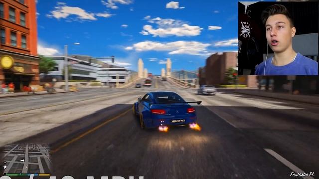 OMG Polizei kontrolle im C63 AMG ! - GTA 5 Real Life Mod смотреть онлайн