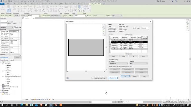 Revit - Wall System Family Stone Wall I смотреть онлайн