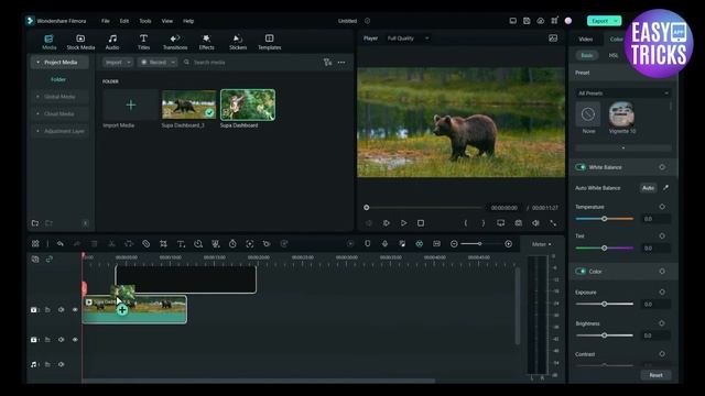 How To CHANGE OPACITY In Filmora (QUICK Tutorial 2023) смотреть онлайн