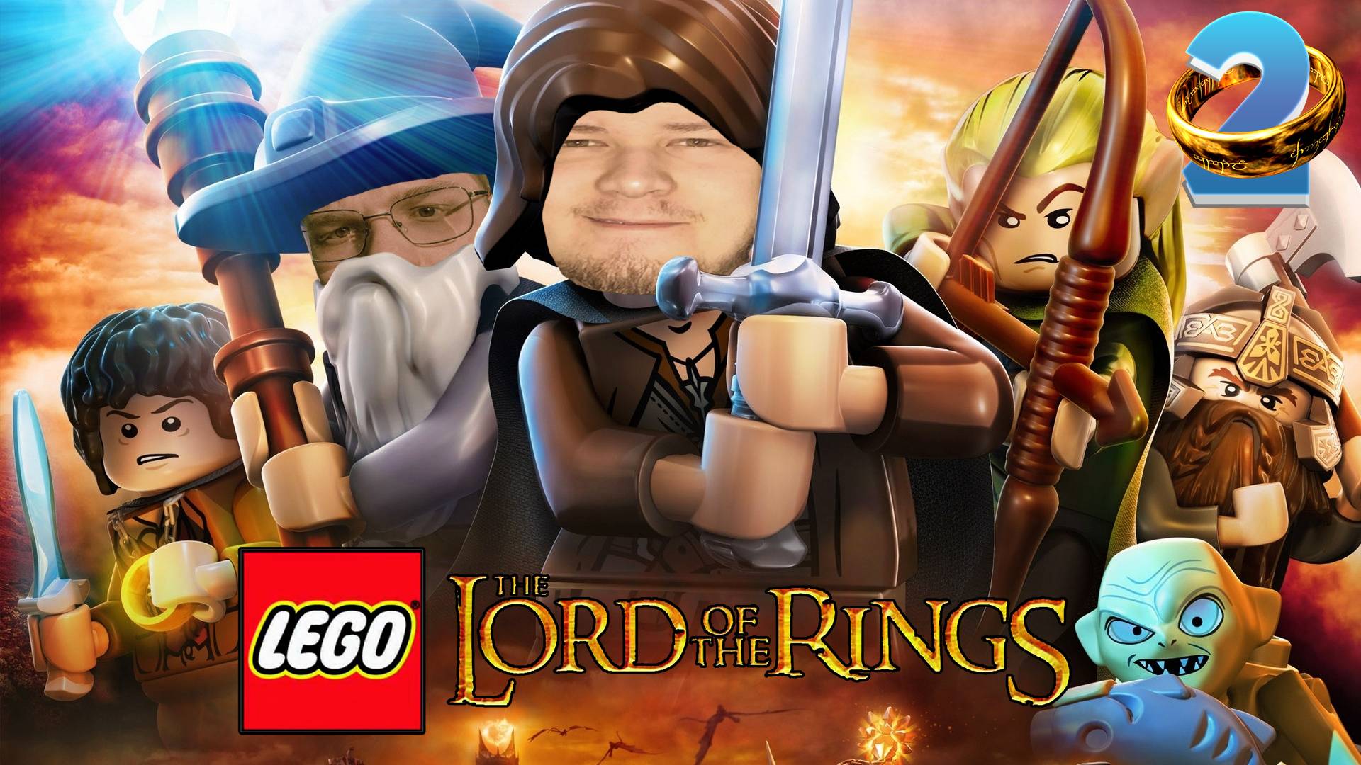 [Co-op] БРАТСТВО КОЛЬЦА LEGO The Lord of the Rings #2 смотреть онлайн