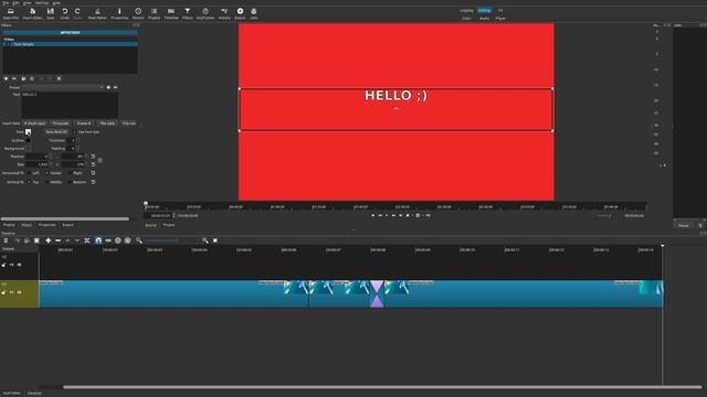 Shotcut Color Background And Text! | Shotcut Tutorial