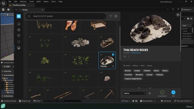 10 - Import Megascans Assets смотреть онлайн