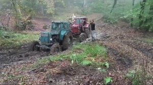 Трактор Т40 в лесу и в безвыходной ситуации Трактор Т40 приходит на помощь Tractor Power