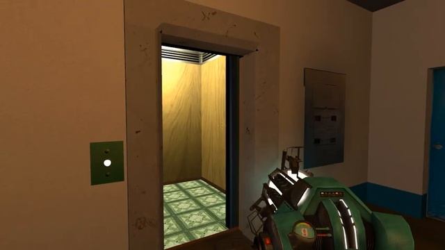 Garry's Mod. Советский лифт на карте Gm_russianhouse.