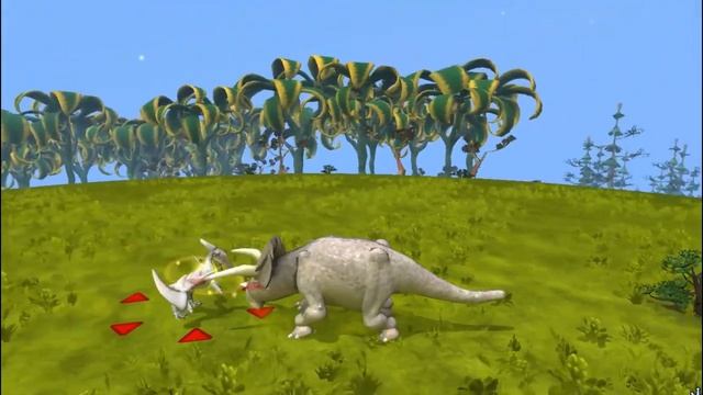 Triceratops vs Pteranodon | SPORE смотреть онлайн