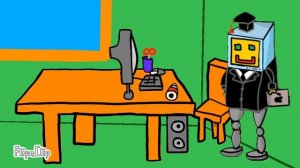 Робот-учитель. Короткометражка.