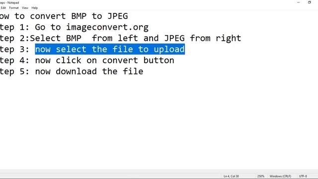 How to convert BMP to JPEG смотреть онлайн