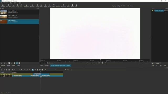 How To Create An Easy Cinematic Light Leak Transition On Shotcut