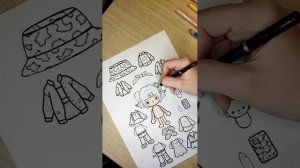 раскрашиваем персонажа из тока бока