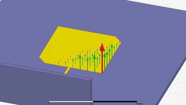 E-field of Microstrip-patch Antenna(Circular Polarization) смотреть онлайн