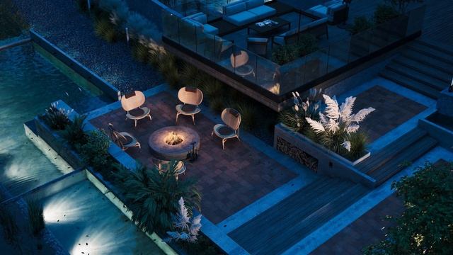 FOUR ELEMENTS Architecture Sinemagraph Firepit смотреть онлайн