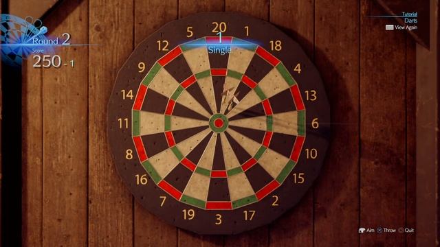 FINAL FANTASY VII REMAKE - Cloud Playing Darts Mini Game смотреть онлайн