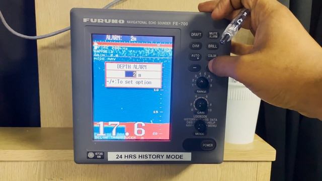 FURUNO FE 700 ECHOSOUNDER EXPLAINED IN DETAIL