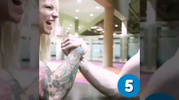 MIXED ARMWRESTLING matches [Top 10] | Muscle Girl vs boy 💪 Fbb Armwrestling