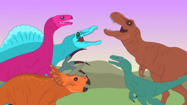 Сборник Битв Динозавров | Анимация
