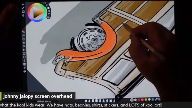 Sketchy Live! Interactive Podcast: Weekend Shenanigans & Woody VW Wagon Sketch! смотреть онлайн