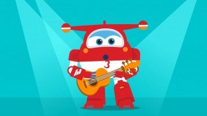 Five Little Monkeys Jumping on the Bed | English Song | SuperWings Songs for Children