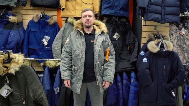 Куртка Nord Denali Husky Military N3B olive/olive модель 2021 года смотреть онлайн