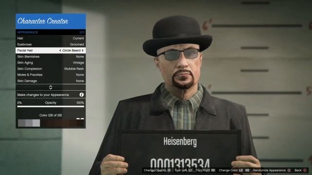 How to make Walter White in GTA 5 Online смотреть онлайн