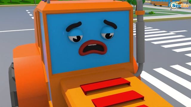 Мультфильмы для детей/Cartoons for kids. Трактор играет с хлопушкой. Город машинок смотреть онлайн