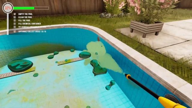 LET'S GET THIS POOL CLEANED!!! | POOL CLEANING SIMULATOR | FIRSTLOOK!!! смотреть онлайн