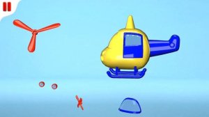 Развивающий мультик конструктор: собираем вертолет