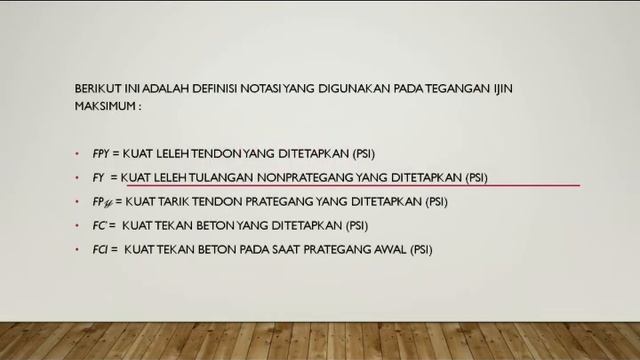 Kelompok 1 : Prinsip Dasar Beton Pratekan (Material dan Tegangan Izin Maksimum) смотреть онлайн