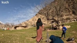 Weaving Silk Thread by Hand to carry Cradles and Firewood: Nomadic life of Iran