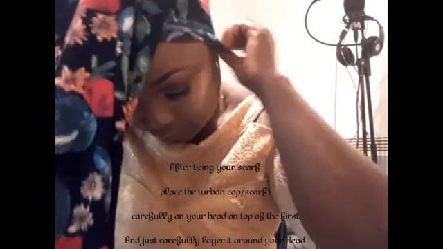 NIGERIAN TURBAN/ HOW TO TIE TURBAN NIGERIAN WOMEN STYLE смотреть онлайн