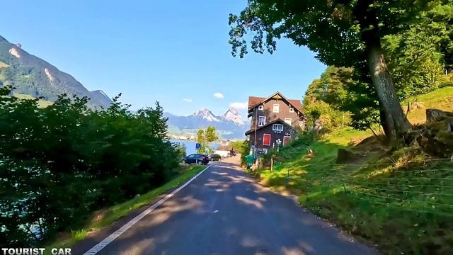 Поездка по Швейцарии (ЭММЕТТЕН), одной из самых красивых деревень Швейцарии смотреть онлайн