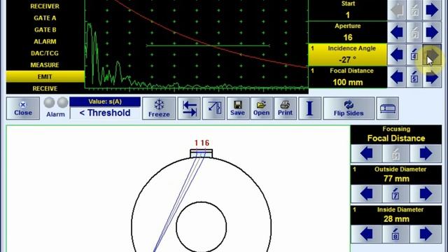 ISONIC 3510, 2010, 2009: detecting fatigue crack on the ID surface of the aircraft metallic lug смотреть онлайн