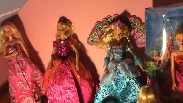 My Barbie as the island princess Rosella doll and Barbie and the diamond castle Liana doll singing смотреть онлайн