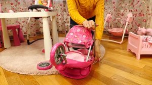 Беби Анабель и новая коляска. Мультики для девочек. Играем в куклы как мама