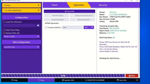 Realme C11 FRP / Realme (RMX3231) сброс TFM TOOL смотреть онлайн
