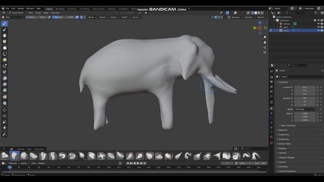 Скульптинг Слона