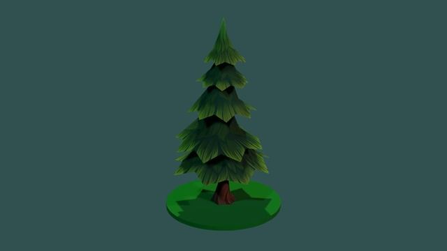 Blender 2.8 Pine Tree study смотреть онлайн