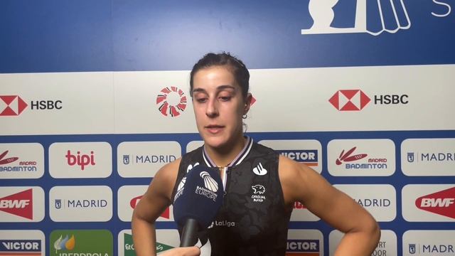 Carolina Marin after the semifinals at the Madrid Spain Masters смотреть онлайн
