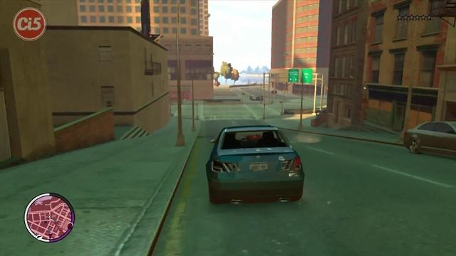 GTA IV | Six Star Cop Chase (Schafter)