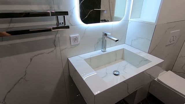 Обзор готового санузла по ул.Арбан г.Абакан смотреть онлайн