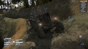 Spintires MudRunner.Советский Трактор МТЗ 82. Чудовищное бездорожье