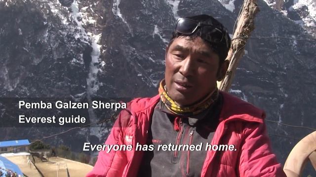 Everest lockdown hits mountaineering economy | AFP смотреть онлайн
