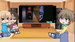 Реакция персонажей из комикса "Спрингтрап и Далия" на клип(фиг знает как называется). Гача клуб