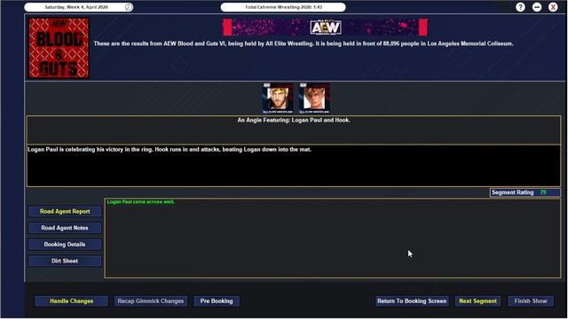 TEW2020 - AEW Blood And Guts PPV 2026