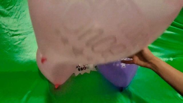 BIRTHDAY PRINCESS BALLOON INFLATION AND POPPING!!!