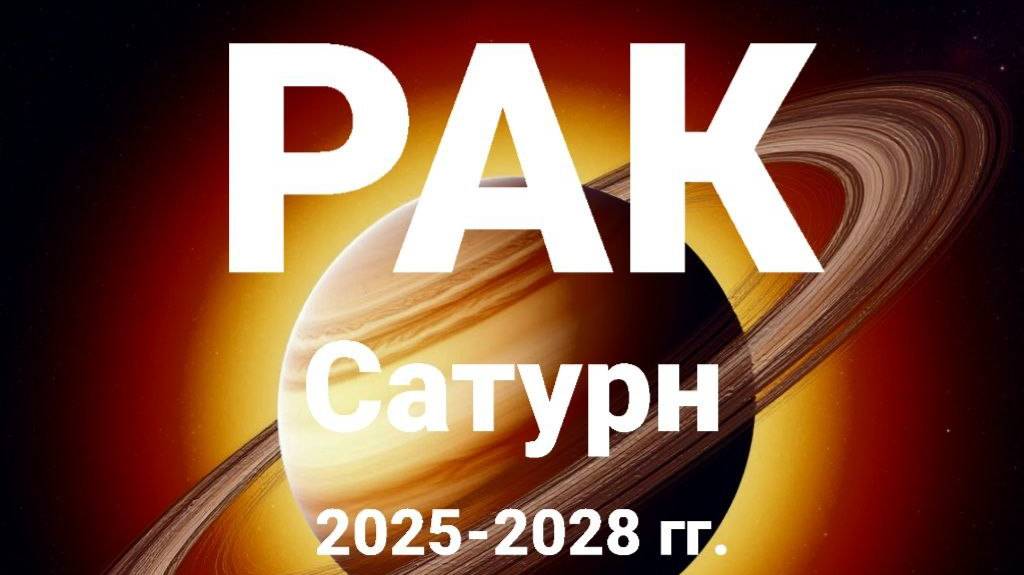 Рак. Сатурн 2025-2028 гг. Астрологический прогноз смотреть онлайн
