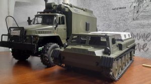 газ-71 на радиоуправлении.  wpl e-1 гусеничный вездеход