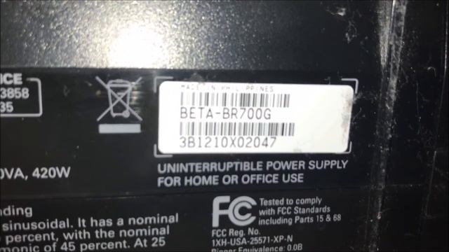 Locating Model & Serial Number on APC Back-UPS | Schneider Electric Support смотреть онлайн