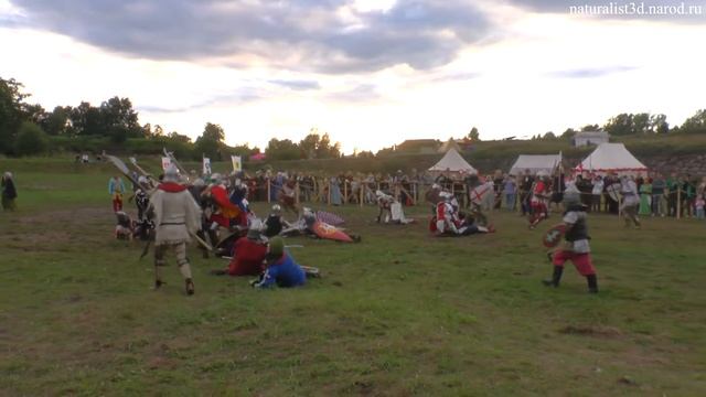Knight tournament, Battle (Vyborg) Выборгский гром 2013. Бугурт смотреть онлайн