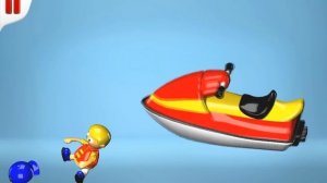 Мультики детям - 3D конструктор Build and Play - водный мотоцикл